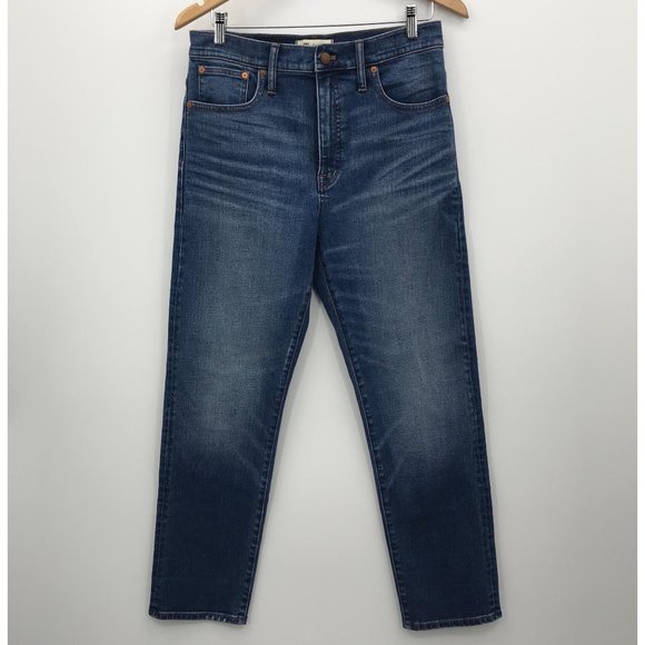 Madewell Classic Straight Jean Medium Wash Blue 29 - Picture 4 of 11